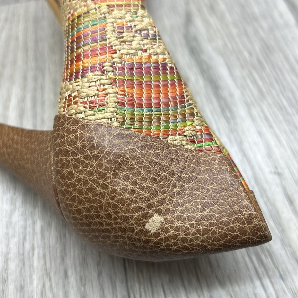 Gucci Raffia Peep-Toe Heels - Picture 10 of 13